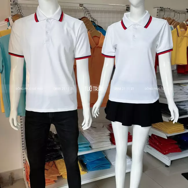 Polo phối bo 2 sọc